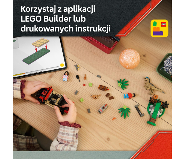 LEGO Jurassic World 76972 Ucieczka terenówką przed raptorem - 1331734 - zdjęcie 8